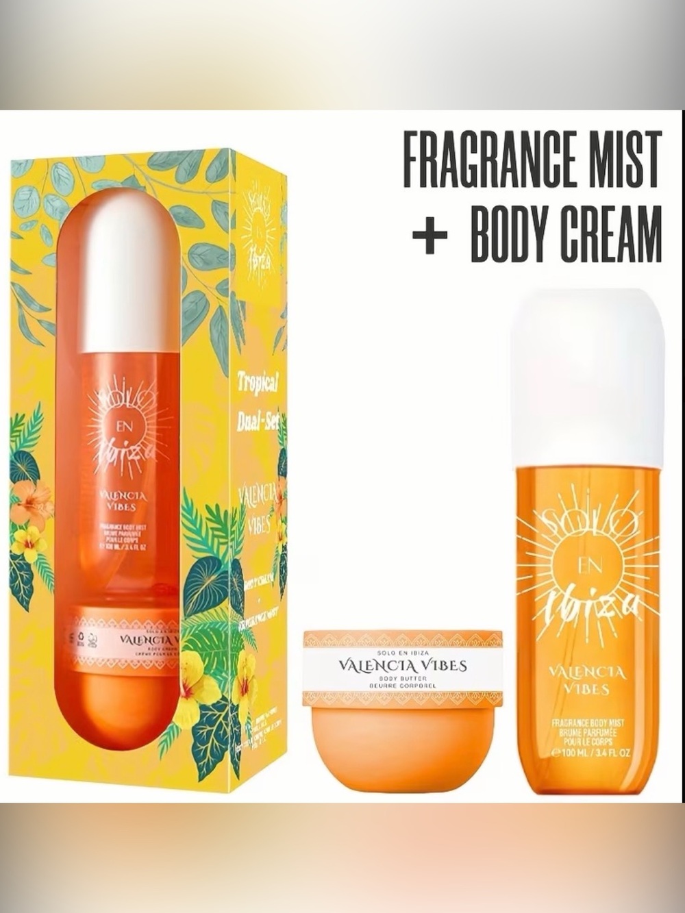 Soloenibiza Valencia Vibes Fragrance Mist & Body Butter Set